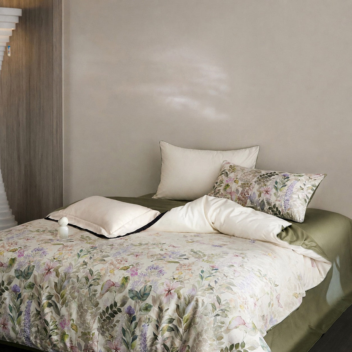 Sylvara Botanical Egyptian Cotton Bedding Set