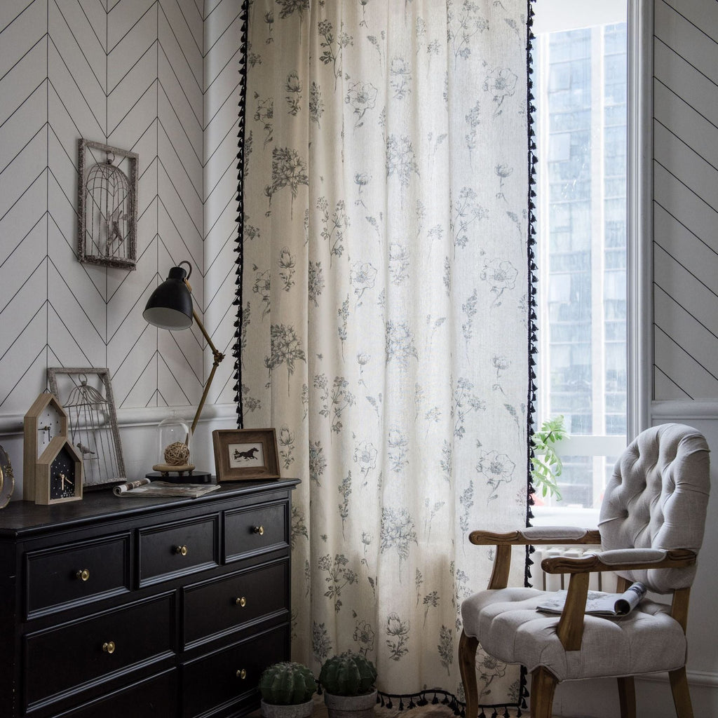 Grey Garden Curtain