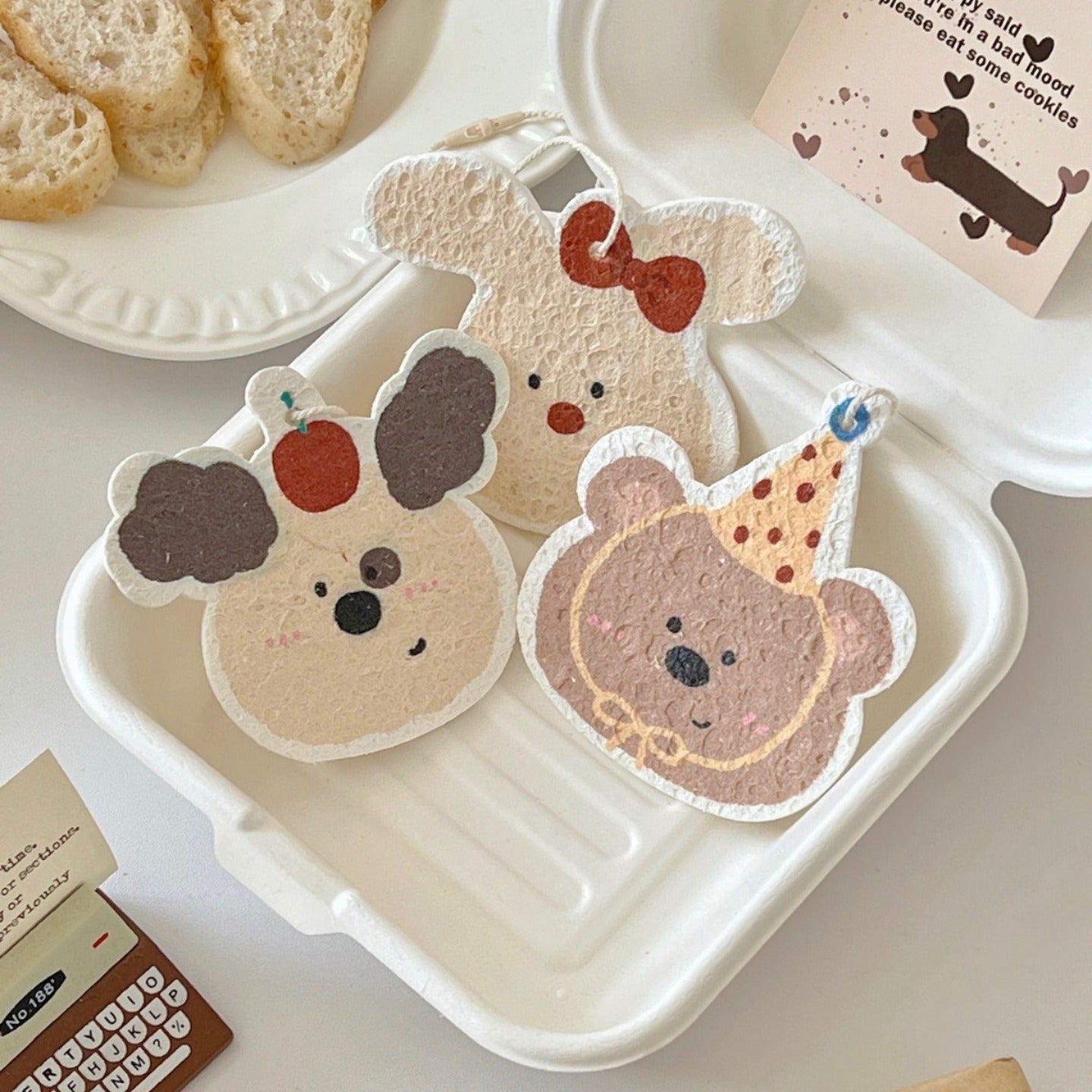 Floppy Ear Dish Sponge Set