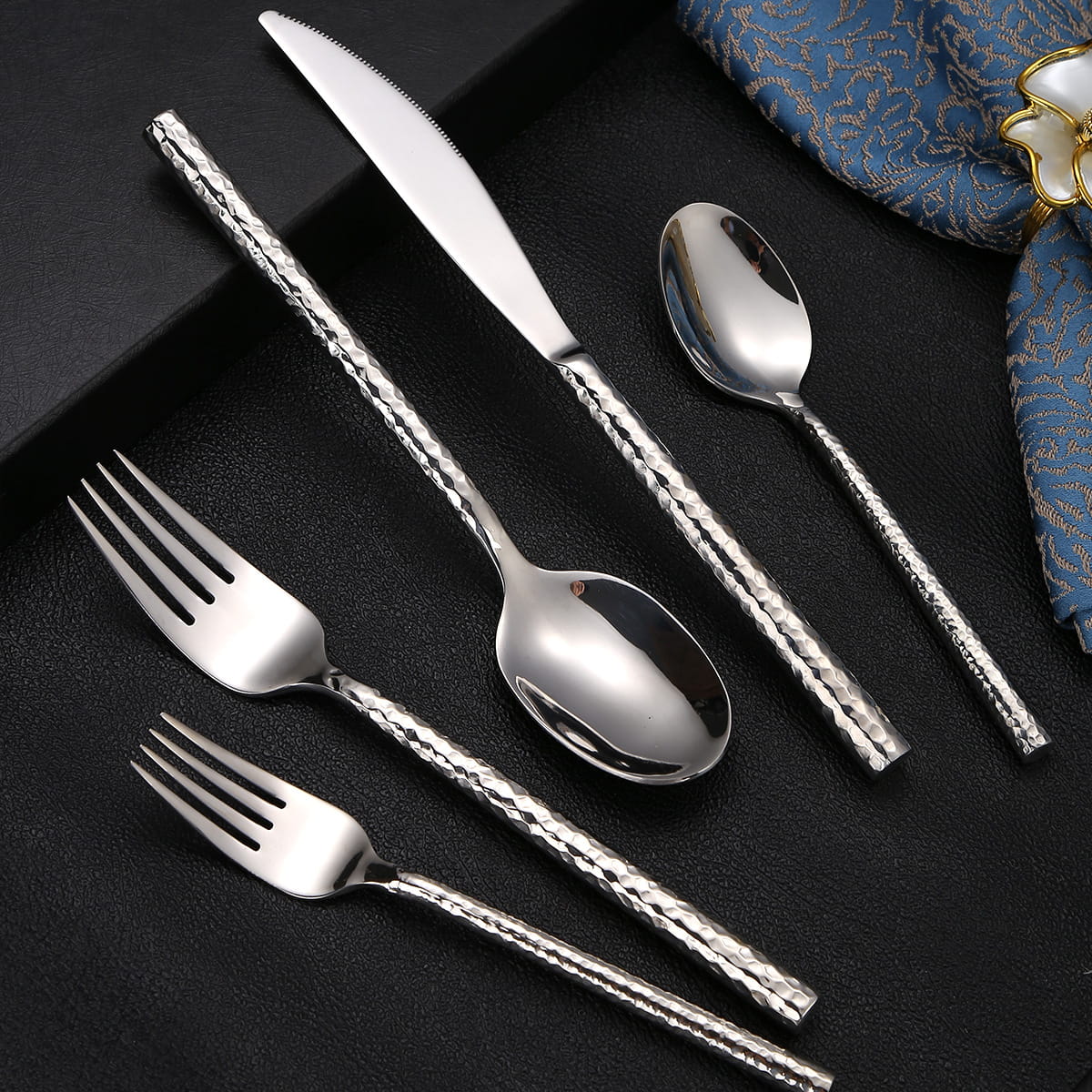 Elle Silver Luxury Stainless Steel Cutlery Set