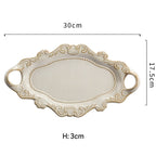 Royal Rococo Ceramic Plate