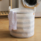 Beach Villa Striped Laundry Basket Set