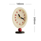 Mid Century Vibe Desk Clock