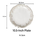 Lunar Flora Embossed Dinnerware