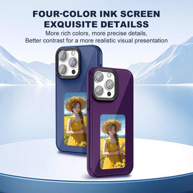 DIY Ink Screen Four Color  Phone Case