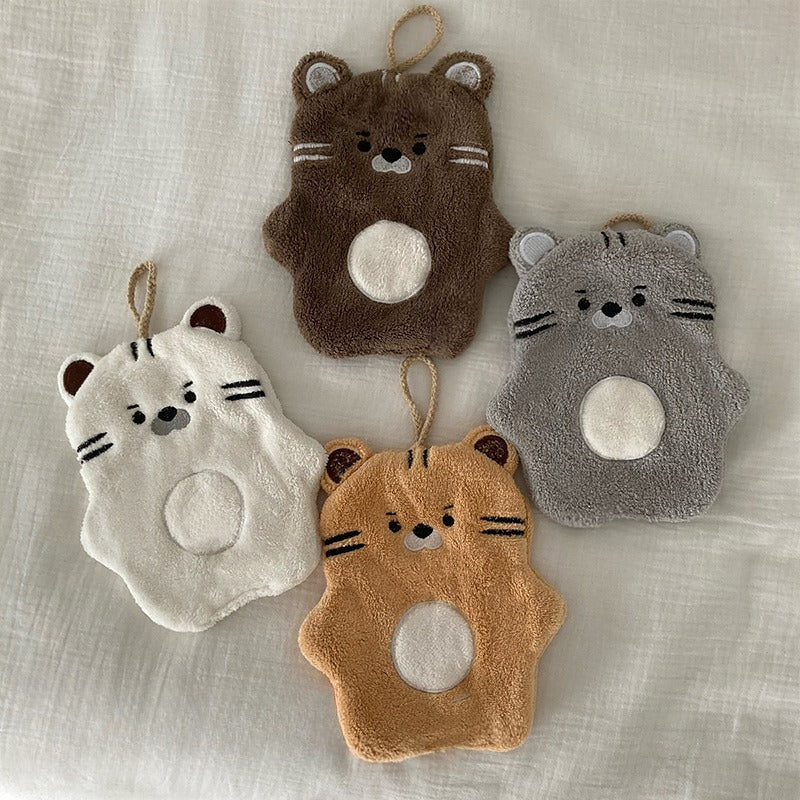 Racoon Family Hanging Hand Towel Set