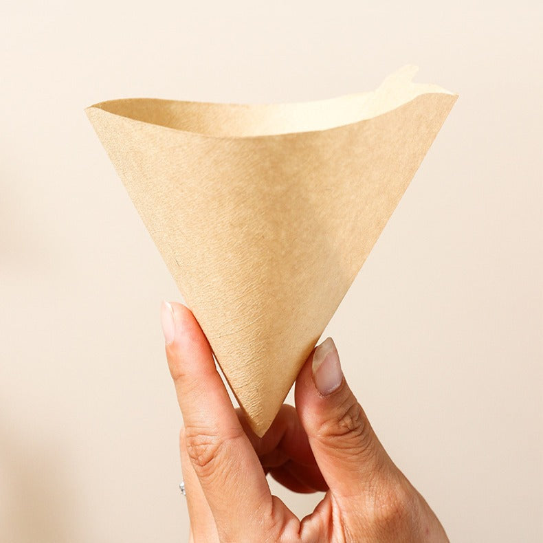 Triangle Coffee Filter Holder & Filter Set