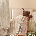Pom-Pom Candy Quilted Blanket