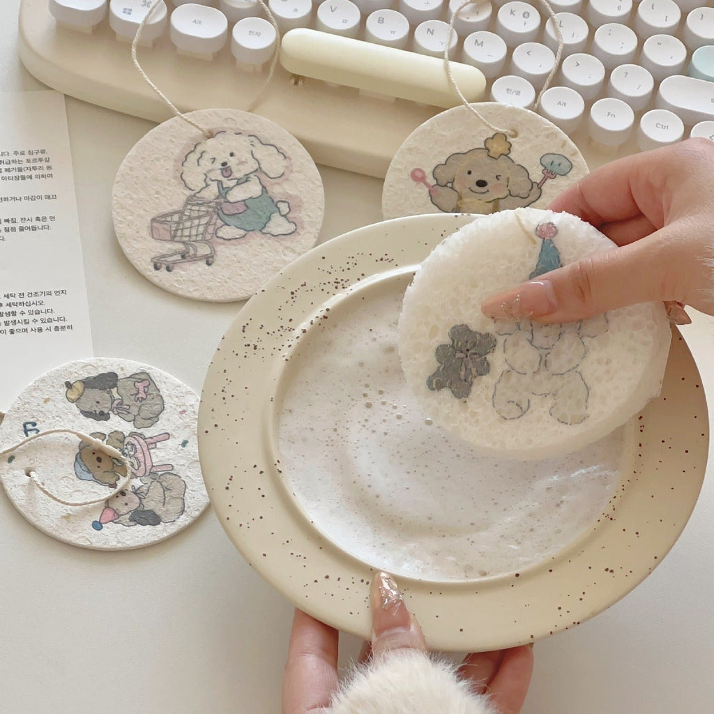 Puppy Party Dish Sponge Set