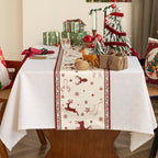 Running Reindeer Table Runner