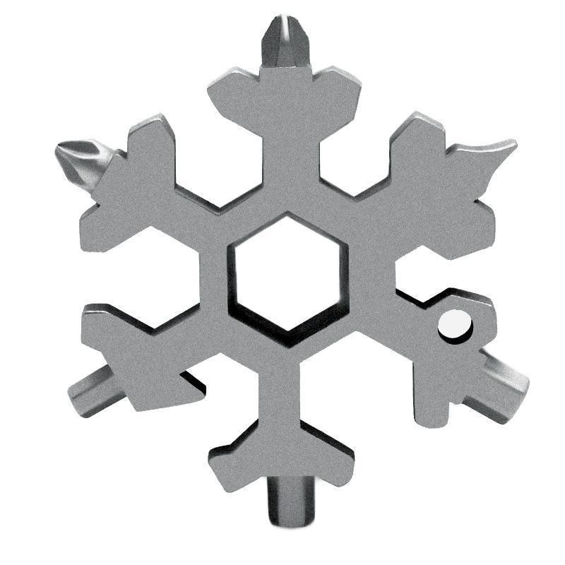 18-in-1 Stainless Steel Snowflakes Multi-Tool