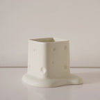 Swiss Cheese Brush Holder