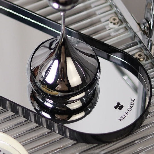 Oval Mirror Tray