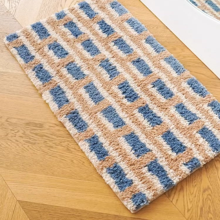 Sunny Tone Check Rug