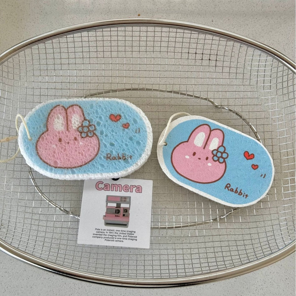 Happy Oval Dish Sponge Set