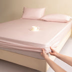 Water Colour Lyocell Fitted Sheet