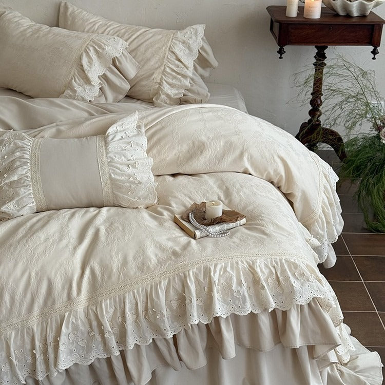 French Garden Frill Bedding Set