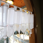 Peaceful Lace Tassel Cabinet Curtain
