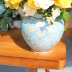 Blue Garden Ceramic Vase