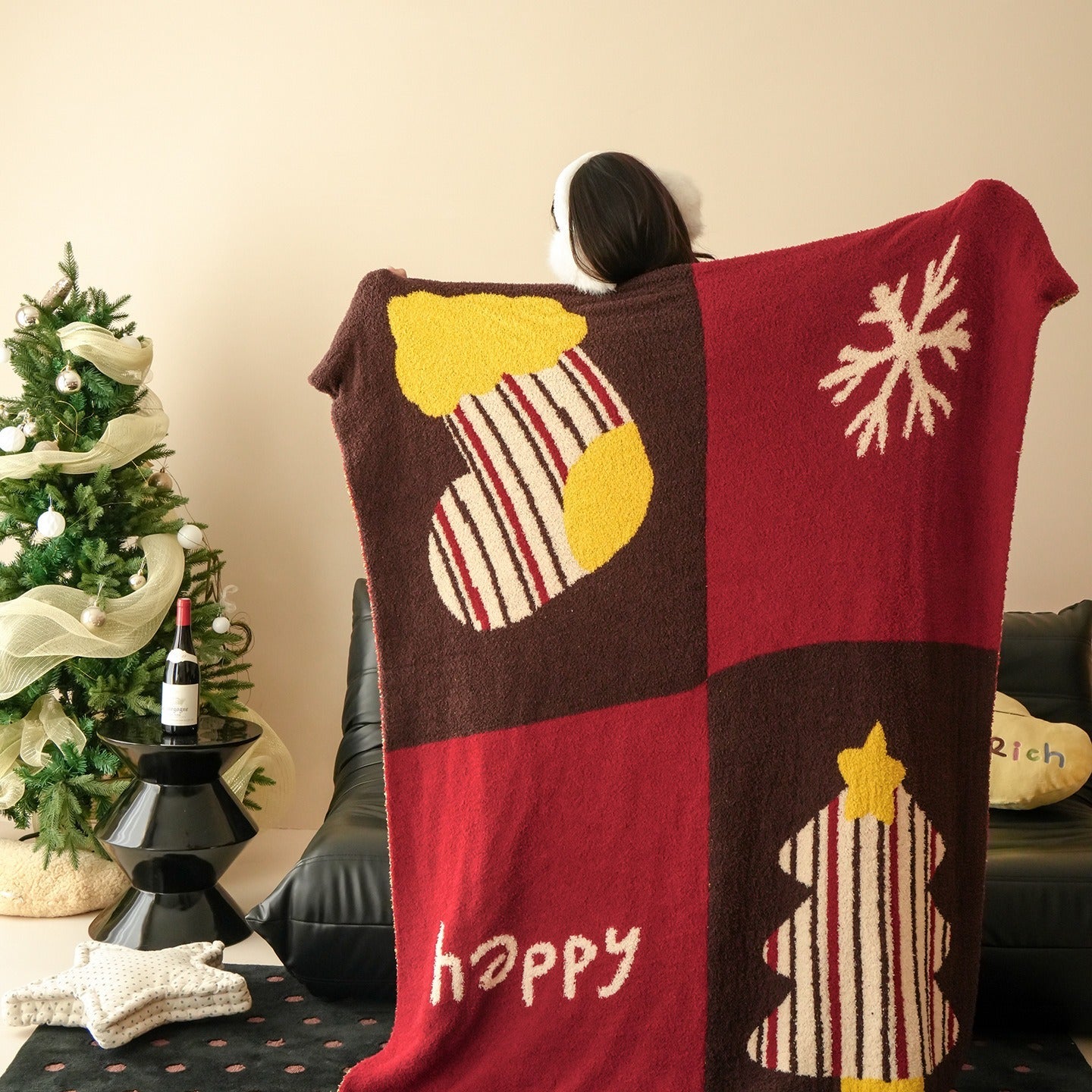 Happy Winter Blanket - FINAL SALE