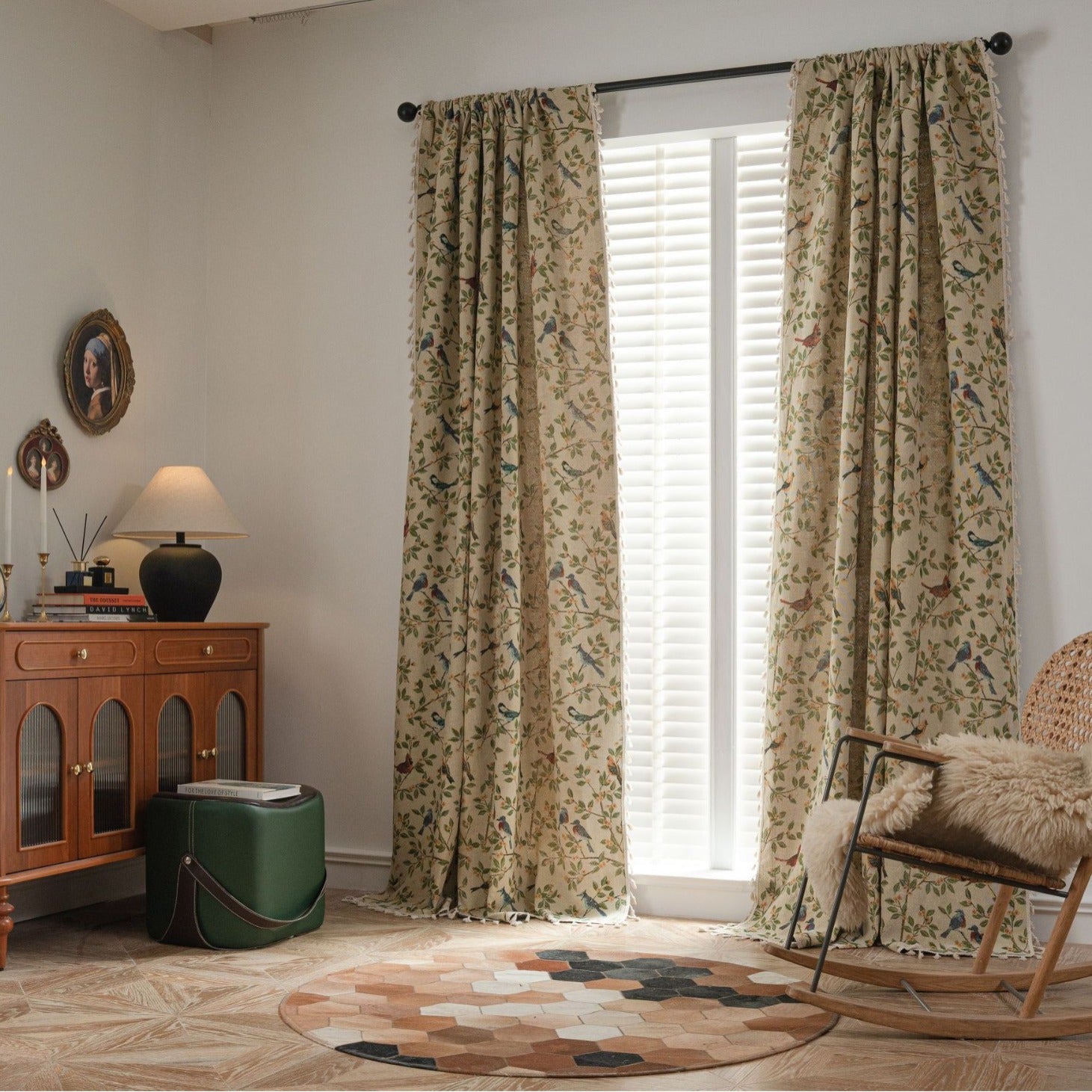 Singing Bird Tassel Curtain