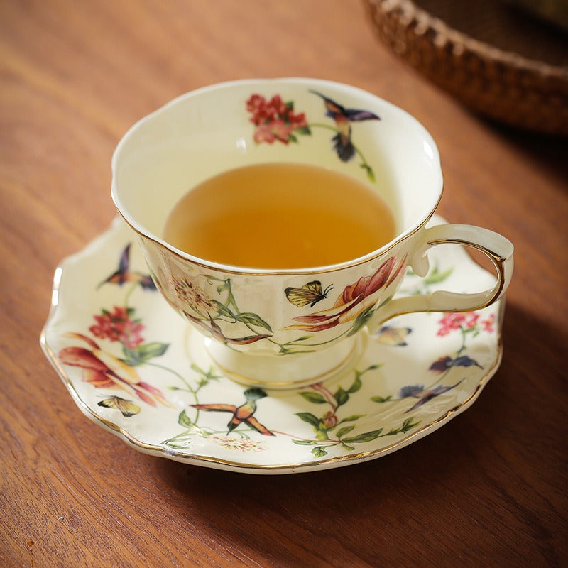 Hummingbird in Spring Teacup Set