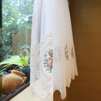 Bow & Lace Cabinet Curtain