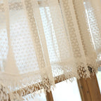 Lacy Tassel Cabinet Curtain