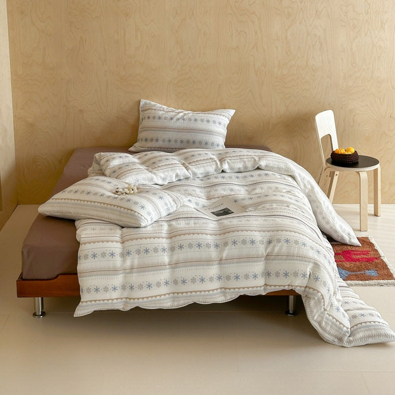Fair Isle Stripe Bedding Set