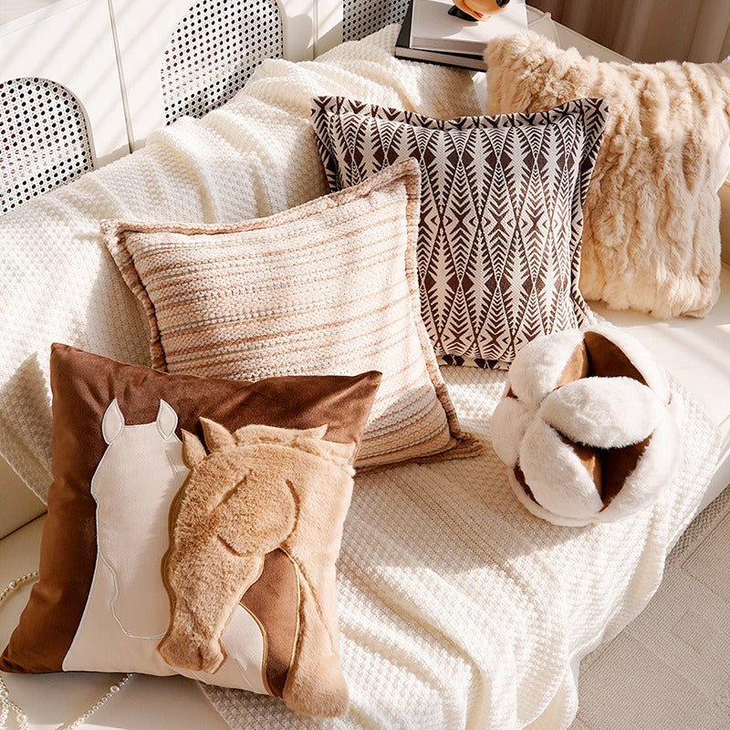 Cosy Horse Square Cushion