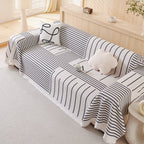 Patchwork Stripe Party Sofa Cover