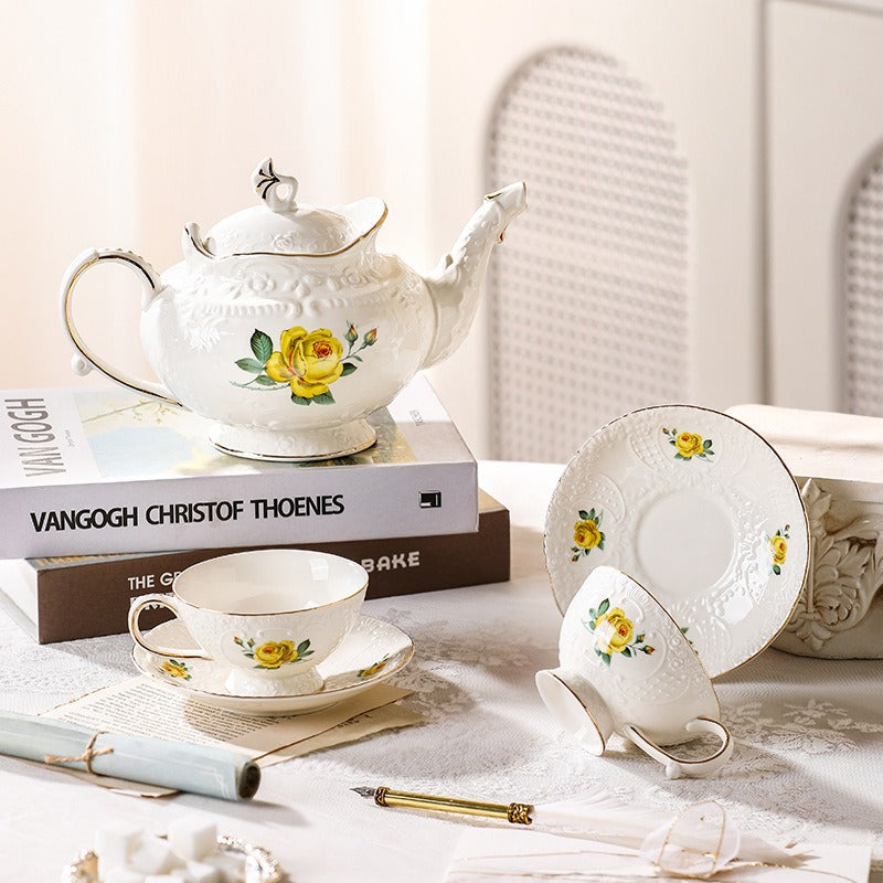 Spring Day Tea Cup & Pot