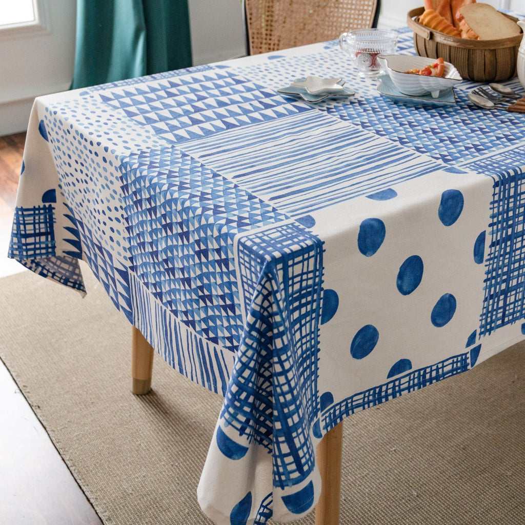 Mediterranean Blue Tablecloth