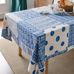 Mediterranean Blue Tablecloth