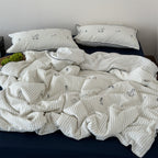 Line Wanderer Pinstripe Bedding Set