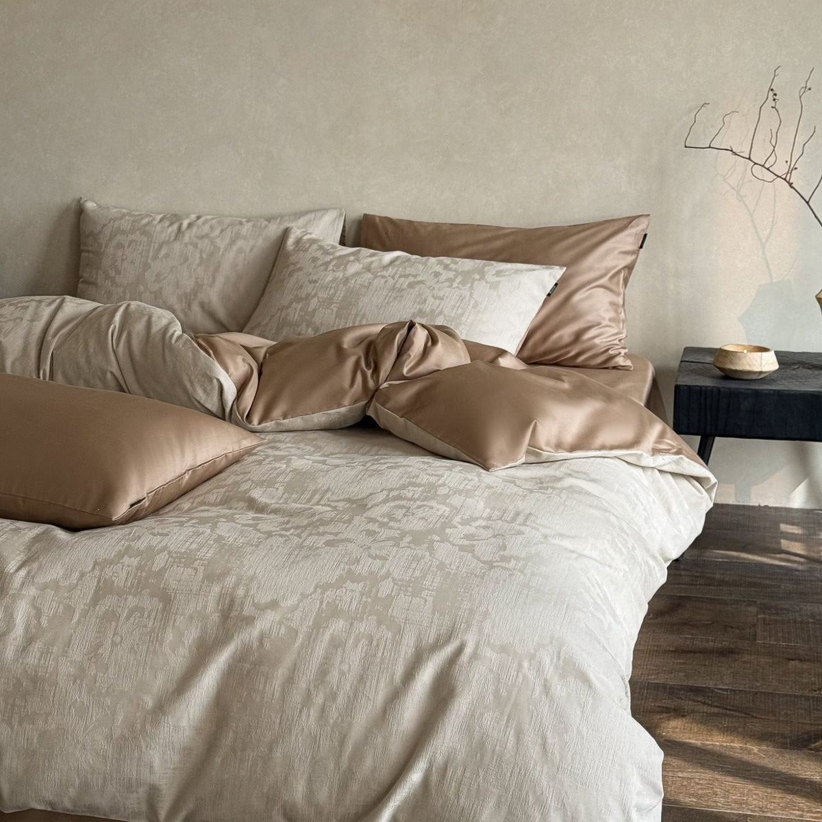 Dawn Peony Mist Bedding Set