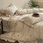 Cherry Kiss Ruffle Bedding Set