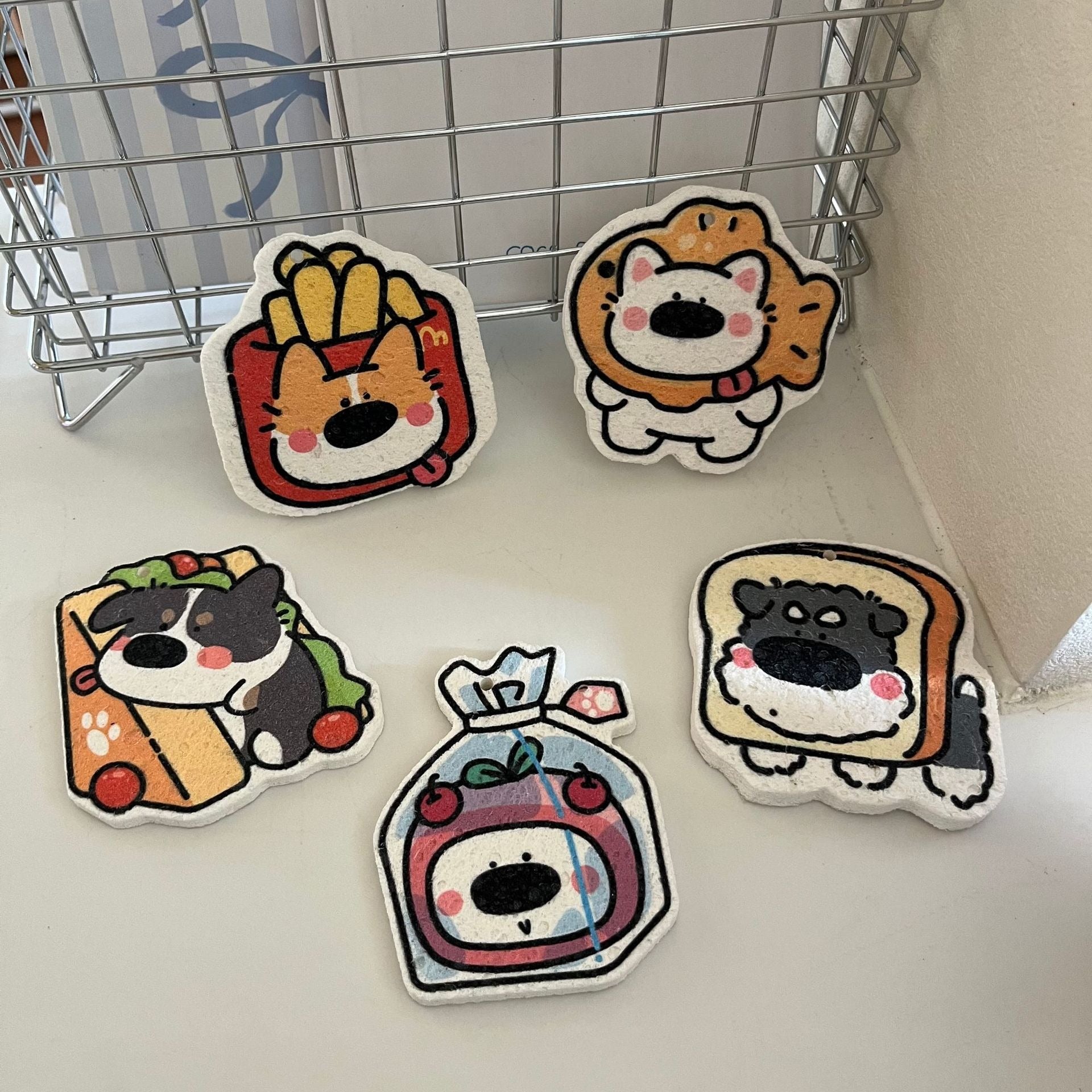 Foodie Puppy Dish Sponge Set