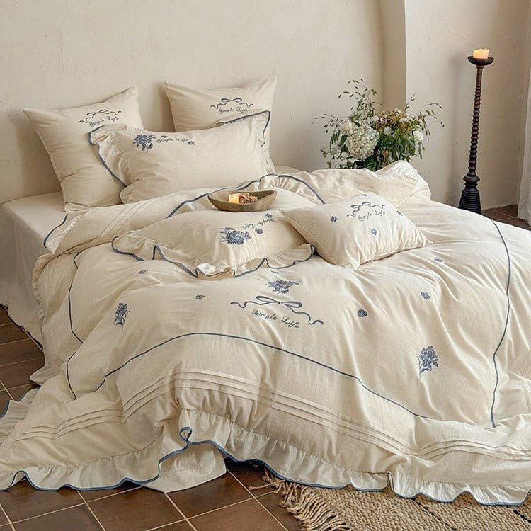 Simple Life Floral Bedding Set