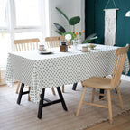 Heart Polka Dots Table Cloth