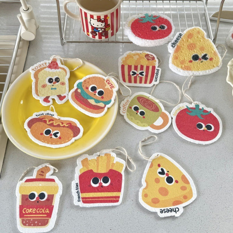 Fast Food Dish Sponge Set