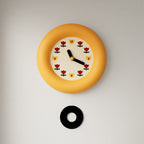 Tulip Puff Pendulum Clock