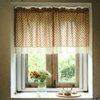 Creamy Strawberry Cabinet Curtain