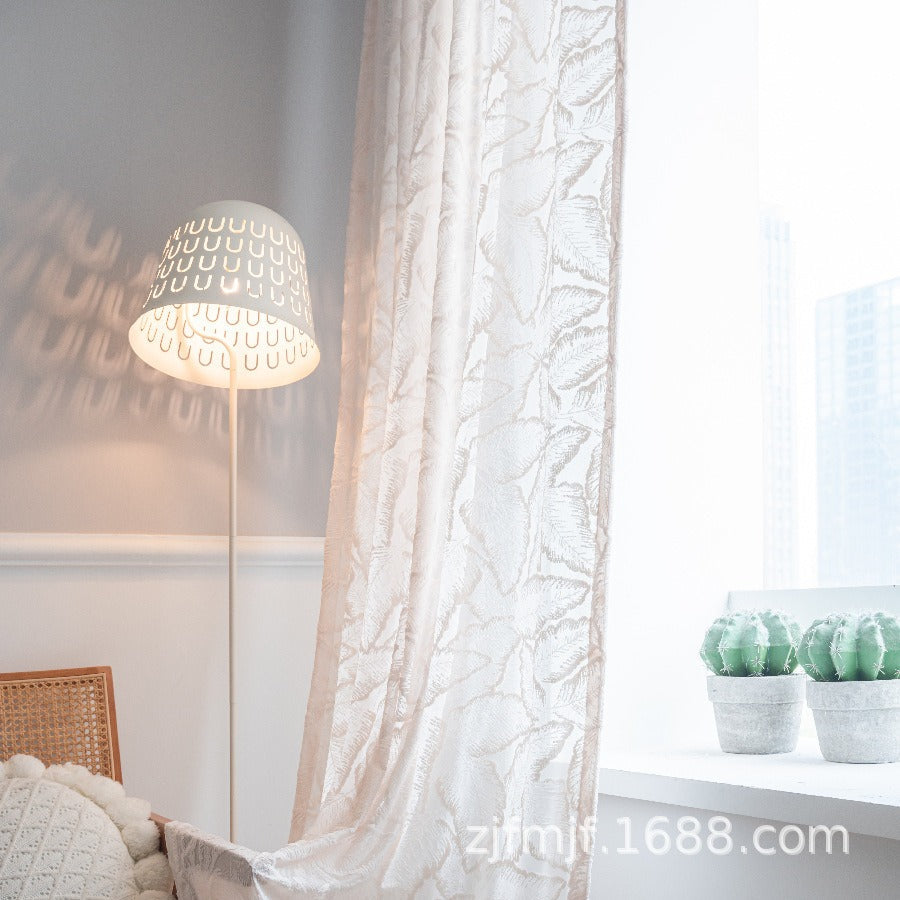 Palm Fun Textured Curtain