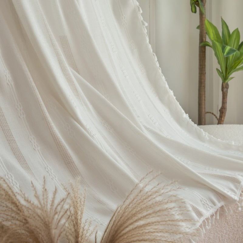 Japanese Calm Tassel Curtain