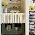 Cream Puff Cabinet Curtain