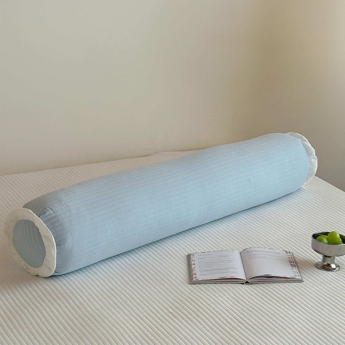 Pastel Frill Bolster Pillow