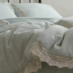 Dreamy Lace Trim Bedding Set
