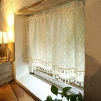 Leaf Double- Layer Cabinet Curtain