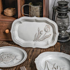 Botanical Embossed Plate